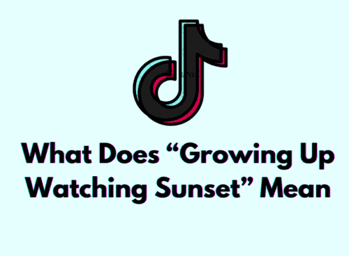 TikTok Trend: What Does "Growing Up Watching Sunset" Mean 7 TikTok Trend: What Does “Growing Up Watching Sunset” Mean