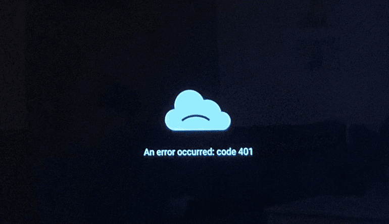 TiviMate Error Code 401