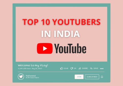 Top 10 youtubers in india