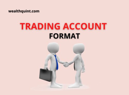 Trading Account format