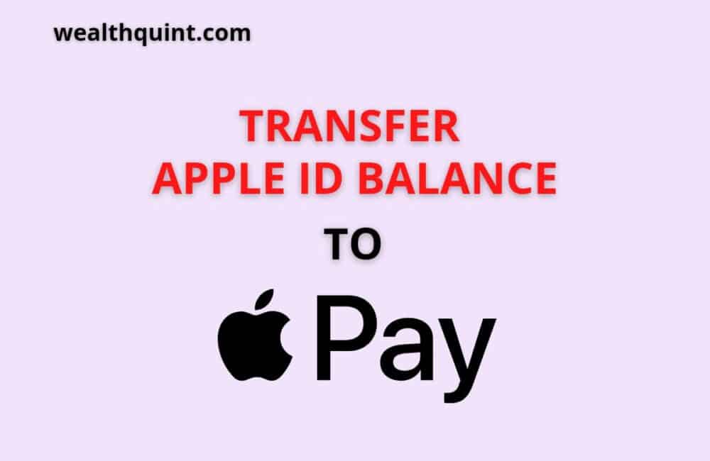 How to Transfer Apple ID Balance to Apple Pay? 1 Transfer Apple ID balance to Apple Pay