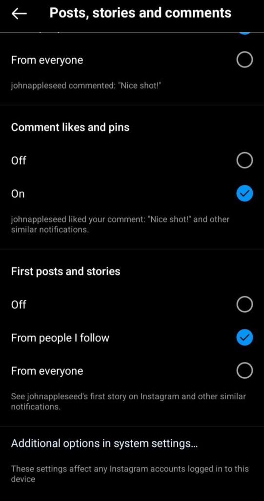 How To Turn ON Stories Notification On Instagram 6 Turn ON Stories Notification On Instagram Step 7