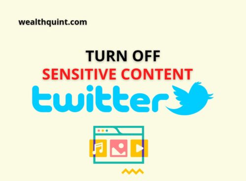 Turn off sensitive content twitter