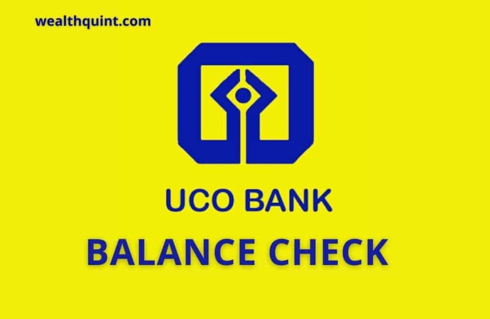 UCO Bank Balance check