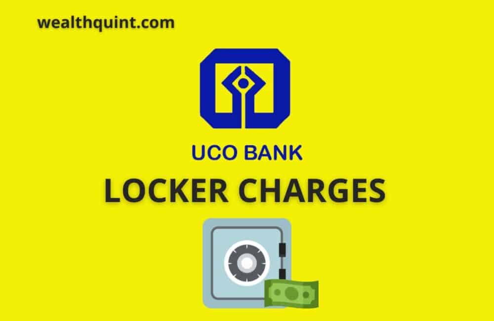 UCO Bank Locker Charges