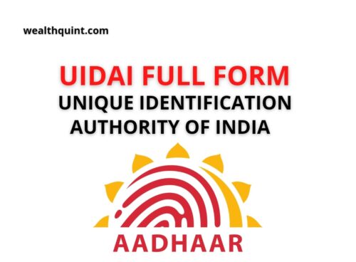 UIDAI Full Form