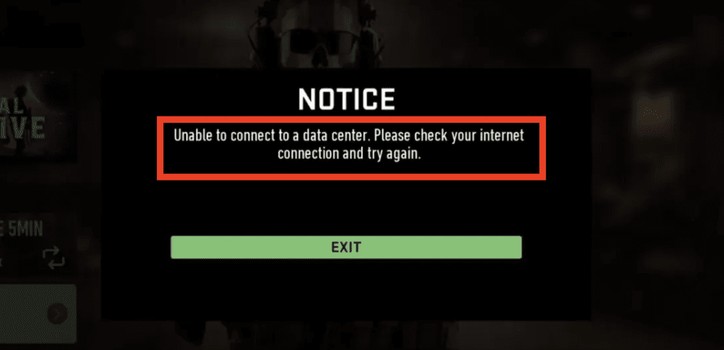 How to Fix "Unable to Connect to a Data Center" in Warzone Mobile 1 Unable to Connect to a Data Center warzone mobile