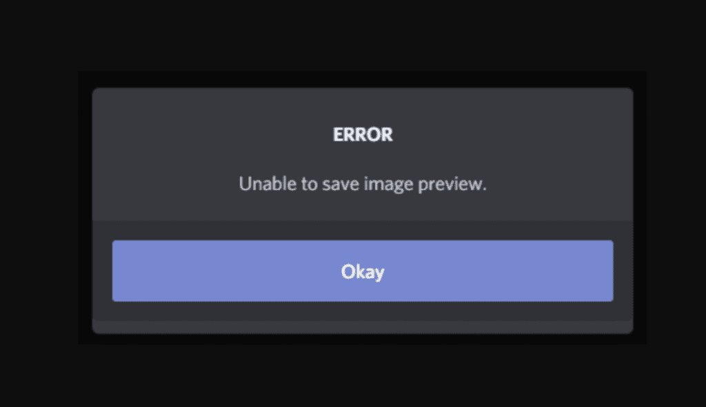 Unable to Save Image Preview Discord