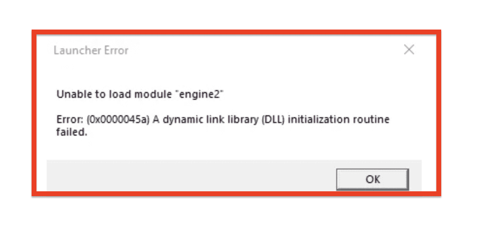 How to Fix “Unable to load module engine2” on Counter-Strike 2 (CS2) 2 Unable to load module engine2 Error 0x0000045a cs2