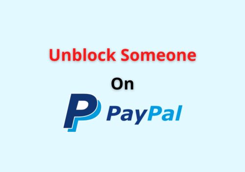 Unblock Someone on PayPal