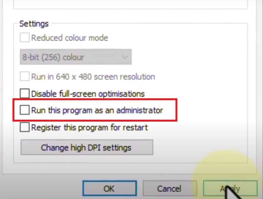How To Fix FiveM Does Not Support Running Under Elevated Privileges 2 Uncheck Run As Administrator