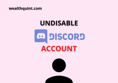 Undisable discord account