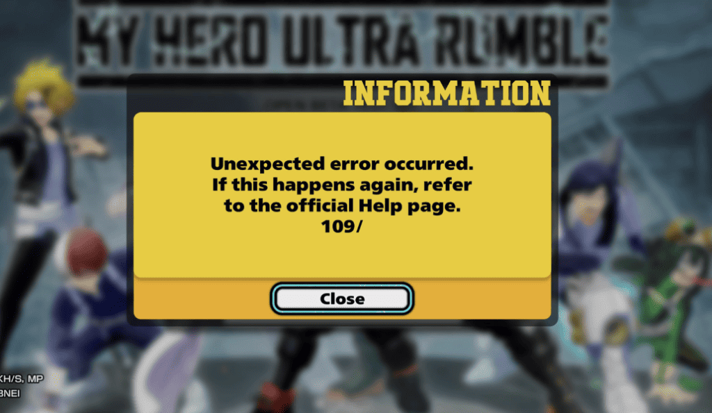 How to Fix "Unexpected Error Occurred" on Your Hero Ultra Rumble 2 Unexpected Error Occurred Your Hero Ultra Rumble