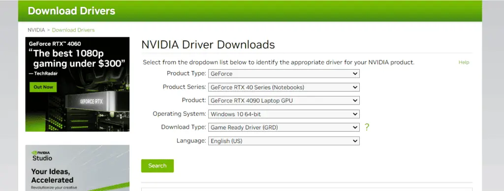 How To Fix the Nvidia Control Panel Not Showing All Options 2 Uninstall And Reinstall Graphics Card Driver for Control Panel Not Showing All Options