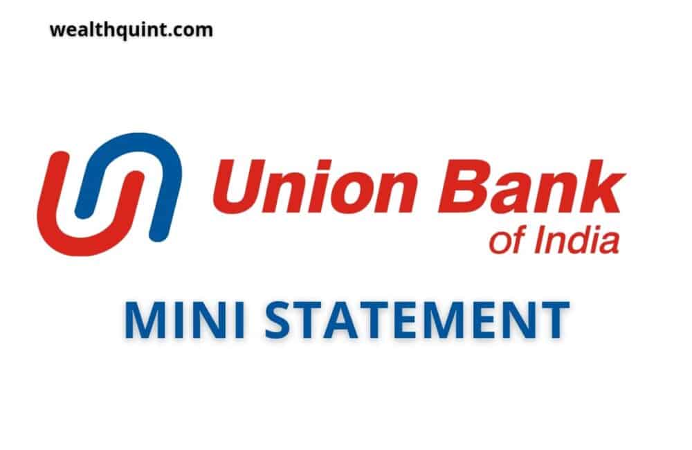 Union bank mini statement