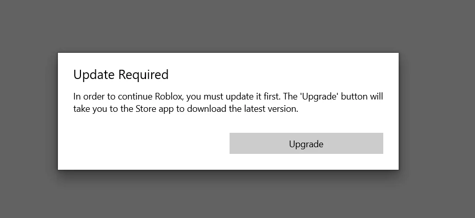 How To Fix The “Update Required” Error on Roblox 2 Update Required Error on