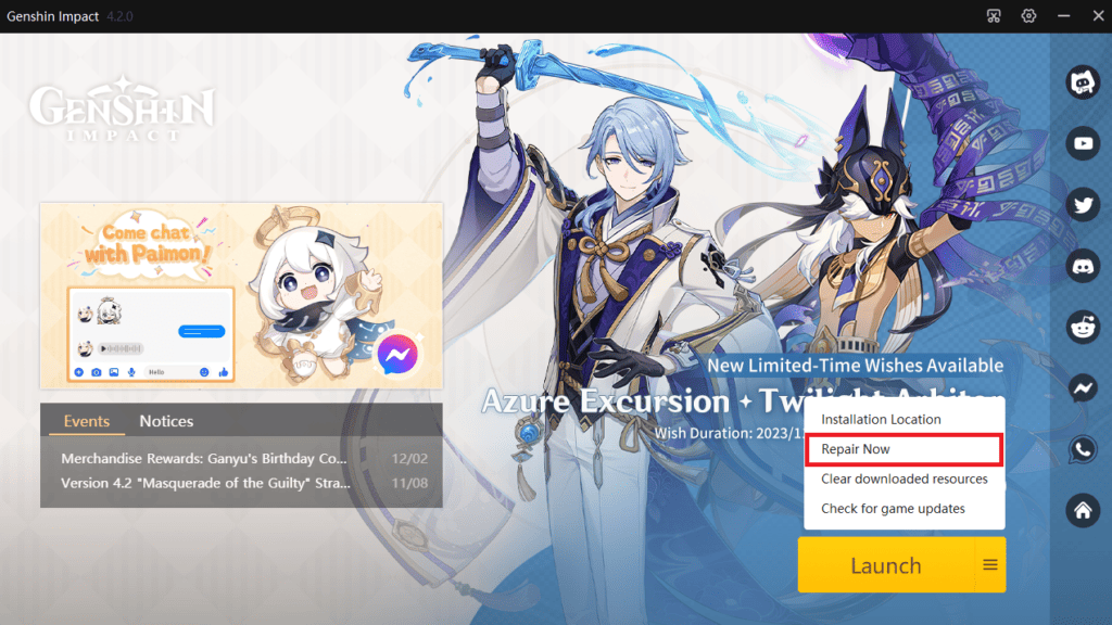 How To Fix Genshin Data Error Please Fully Uninstall The Game Error Code 31-4302 3 Verify and Repair Genshin Impact Game Files to fix error code 31 4302 1