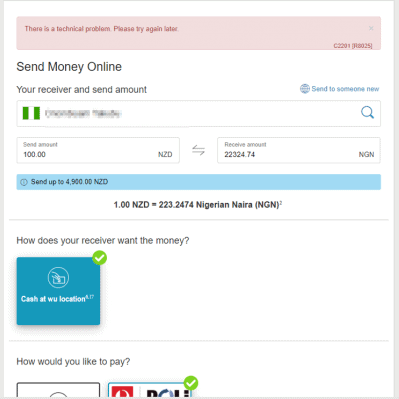 How To Fix Western Union Error Code C2201 2 Western Union Error Code C2201 2