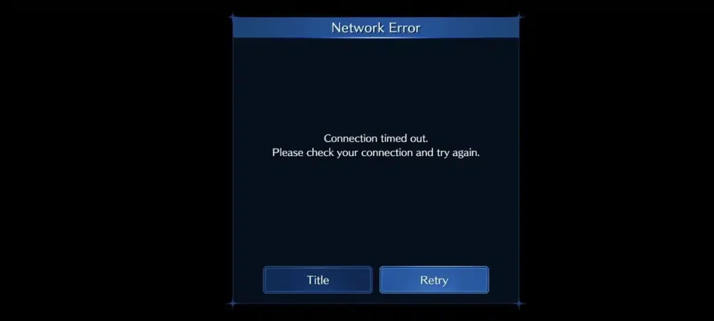 How to Fix FF7 Ever Crisis Connection Time Out 2 What Causes Connection Time Out On Final Fantasy VII Ever Crisis