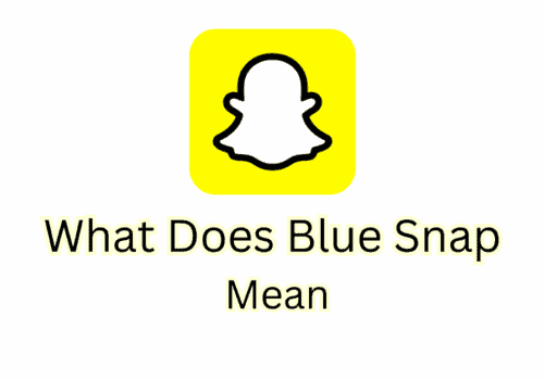 What Does Blue Snap Mean