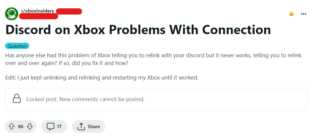 Why Xbox Keeps Saying To Relink Discord And You Already Done It & What To Do 3 What To Do If Xbox Keeps Saying To Relink Discord And You Already Done It