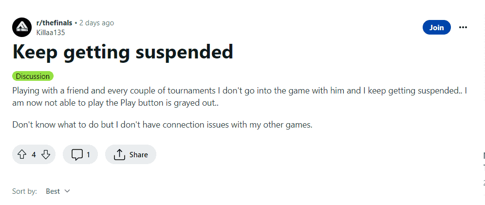 What To Do If You Keep Getting Suspended in The Finals 2 What To If You Keep Getting Suspended in The Finals