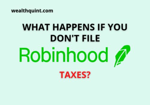 What happen if dont dont file robinhood taxes