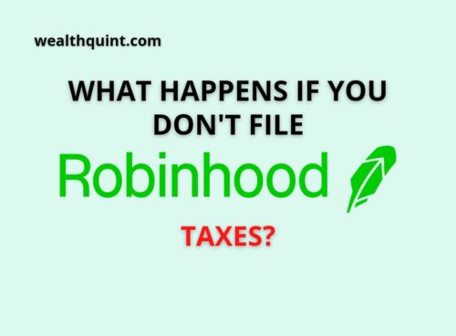 What happen if dont dont file robinhood taxes