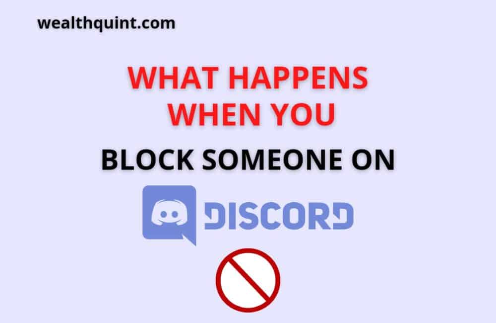 What happens when you block someone on Discord