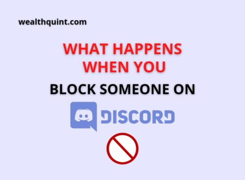 What happens when you block someone on Discord