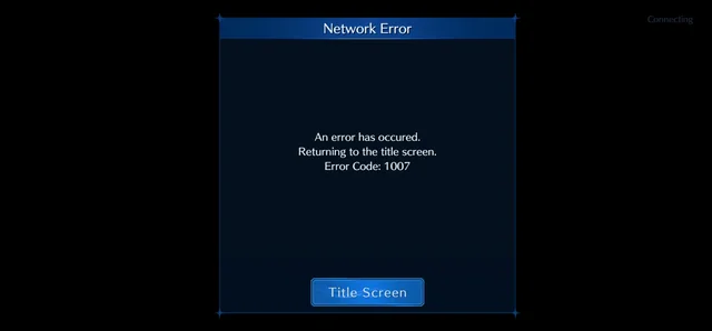 How To Fix Final Fantasy VII: Ever Crisis Error Code 1007 2 What is ff7 ever crisis error code 1007