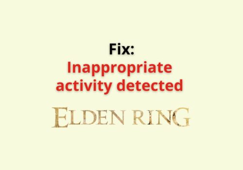 Inappropriate Activity Detected