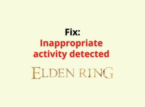 Inappropriate Activity Detected