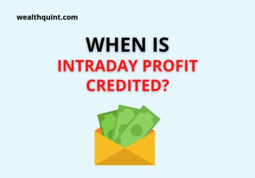 When is intraday profit credited