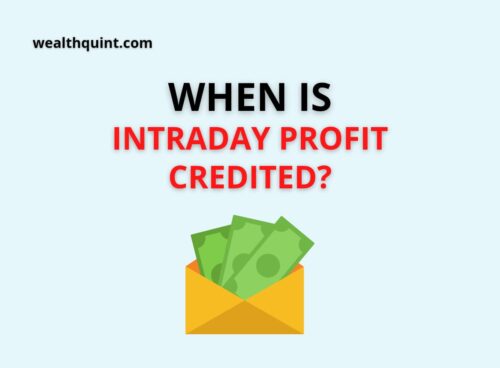 When is intraday profit credited