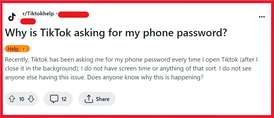 Why Is TikTok Asking For Passcode On iPhone & What To DO 2 Why TikTok is Asking for Your iPhone Passcode