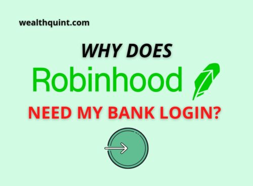Why does robinhood need my bank login