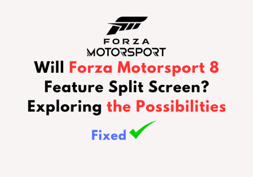 Will Forza Motorsport 8 Feature Split Screen Exploring the Possibilities