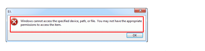 How to Fix "Windows Cannot Access The Specified Device, Path, Or File You Not Have Appropriate Permission to Access this Item" 1 Windows cannot access the specified device
