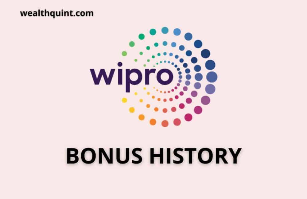 Wipro bonus history