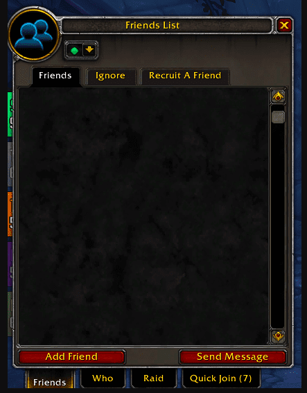 How to Fix WoW Friends List Not Showing or WoW Classic Friends List Unknown 1 WoW Friends List Not Showing 1