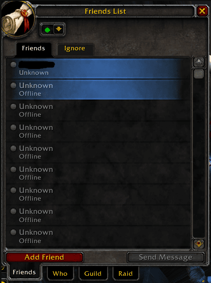 How to Fix WoW Friends List Not Showing or WoW Classic Friends List Unknown 4 WoW Friends List Not Showing 2