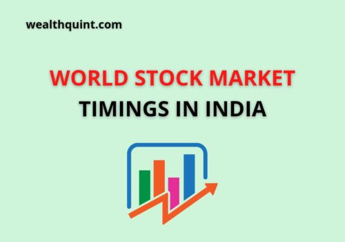 World Stock Market Timings in India