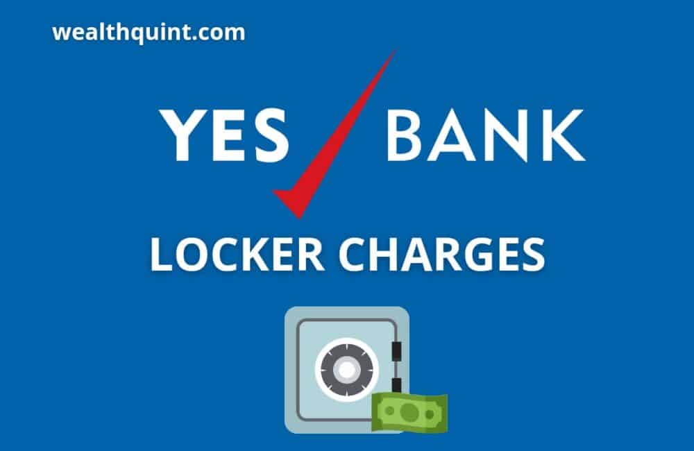 YES Bank Locker Charges
