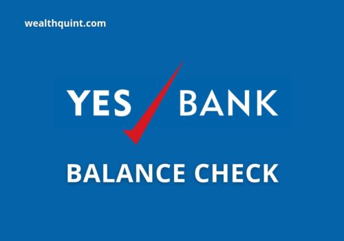 Yes Bank Balance check number