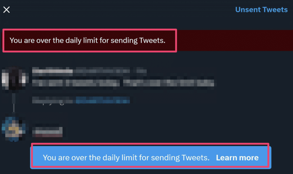 How to Fix "You are Over the Daily Limit for Sending Tweets" on Twitter 2 You are Over the Daily Limit for Sending Tweets