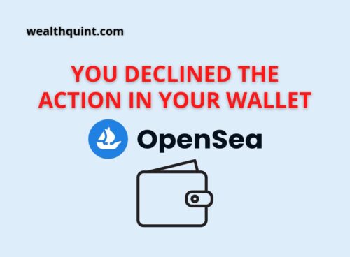 You declined the action in your wallet opensea