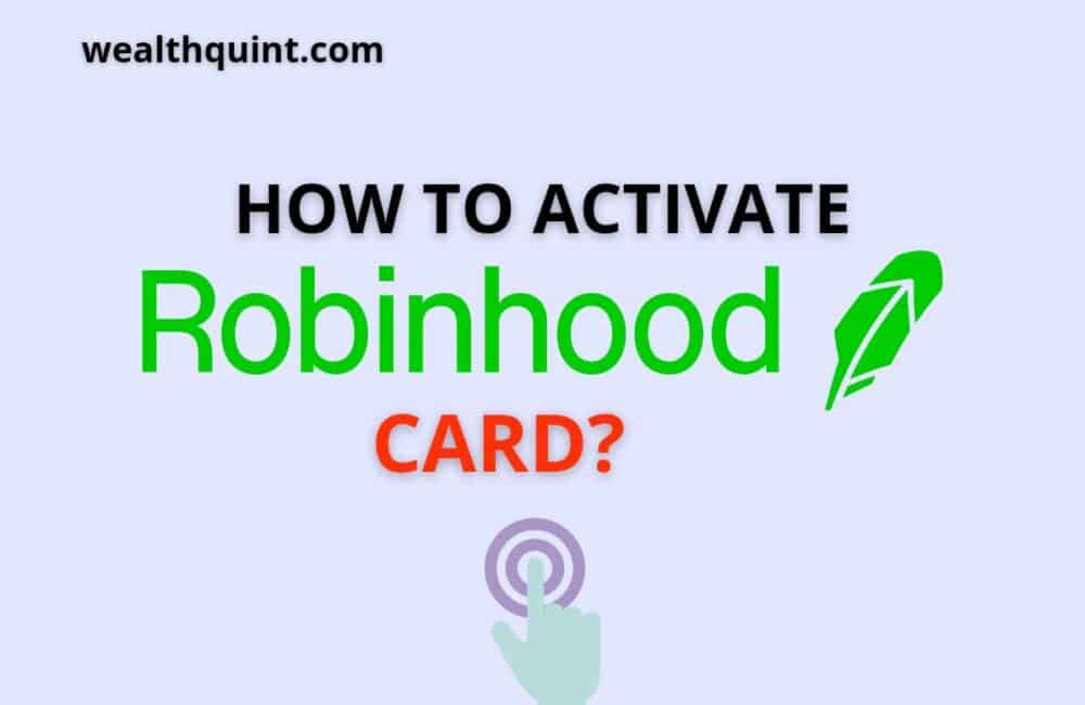 activate Robinhood debit card