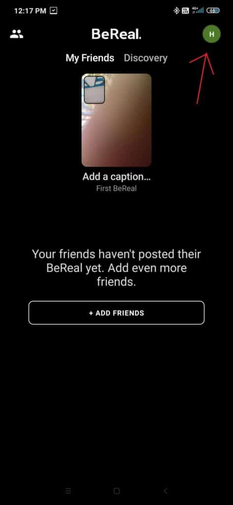 BeReal Memories Explained in Detail 2 activate memories on BeReal step1