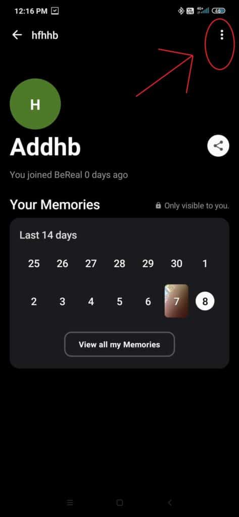 BeReal Memories Explained in Detail 3 activate memories on BeRealstep2